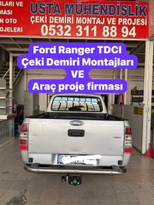 FORD RANGER PICK-UP    KAMYONET  ARAÇLARA ÇEKİ DEMİRİ TAKMA MONTAJI VE ARAÇ PROJE FİRMASI  USTA MÜHENDİSLİK ANKARA  05323118894