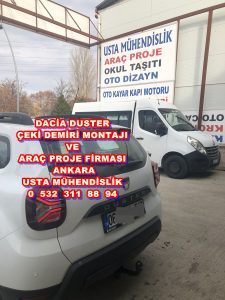 Dacia Duster marka çeki demiri montajı uygulamalarımız usta mühendislik 05323118894