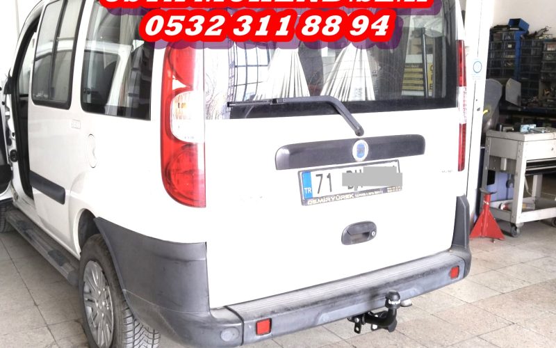 fıat doblo Çeki demiri takma montajı ve araç proje firması usta mühendislik ankara ostimde 05323118894